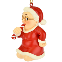
              Just the Tip Mrs. Claus Funny Inappropriate Christmas Ornament
            