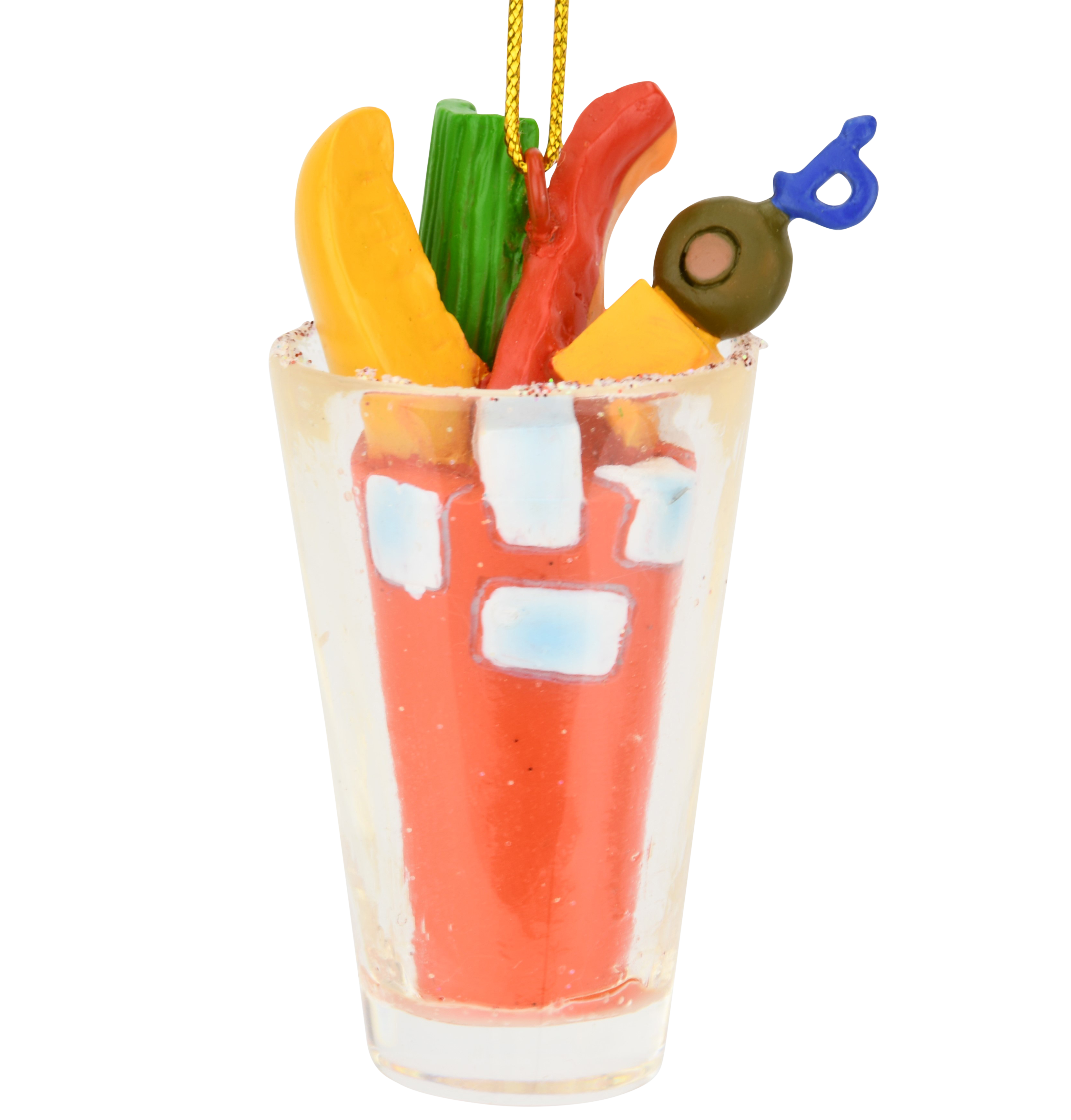 Sale - Bloody Mary Drink Christmas Ornament Food Ornaments
