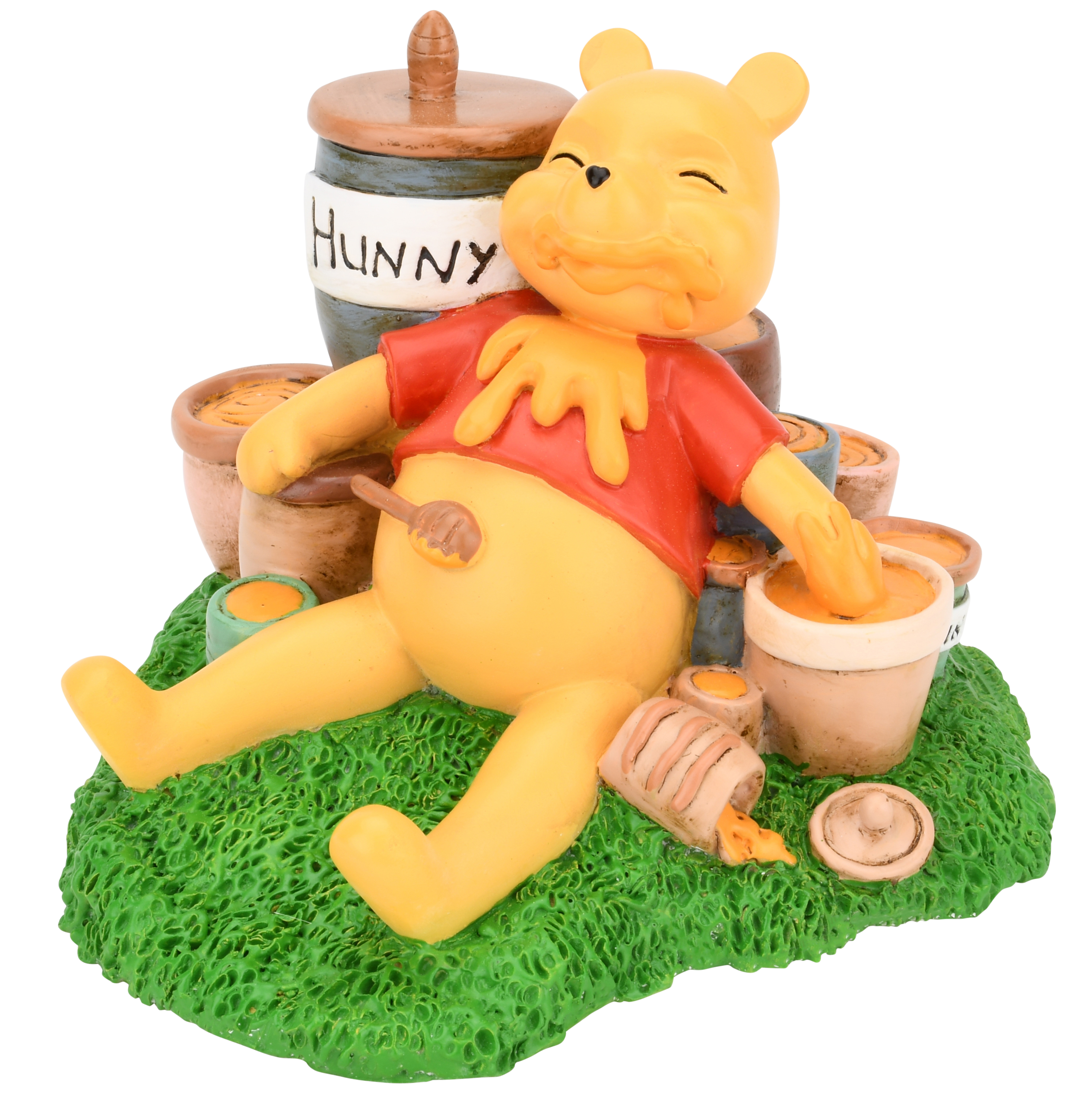 Sale - Passed Out Pooh ~ Funny Winne The Pooh Had Too Much Hunny Figurine Decoration