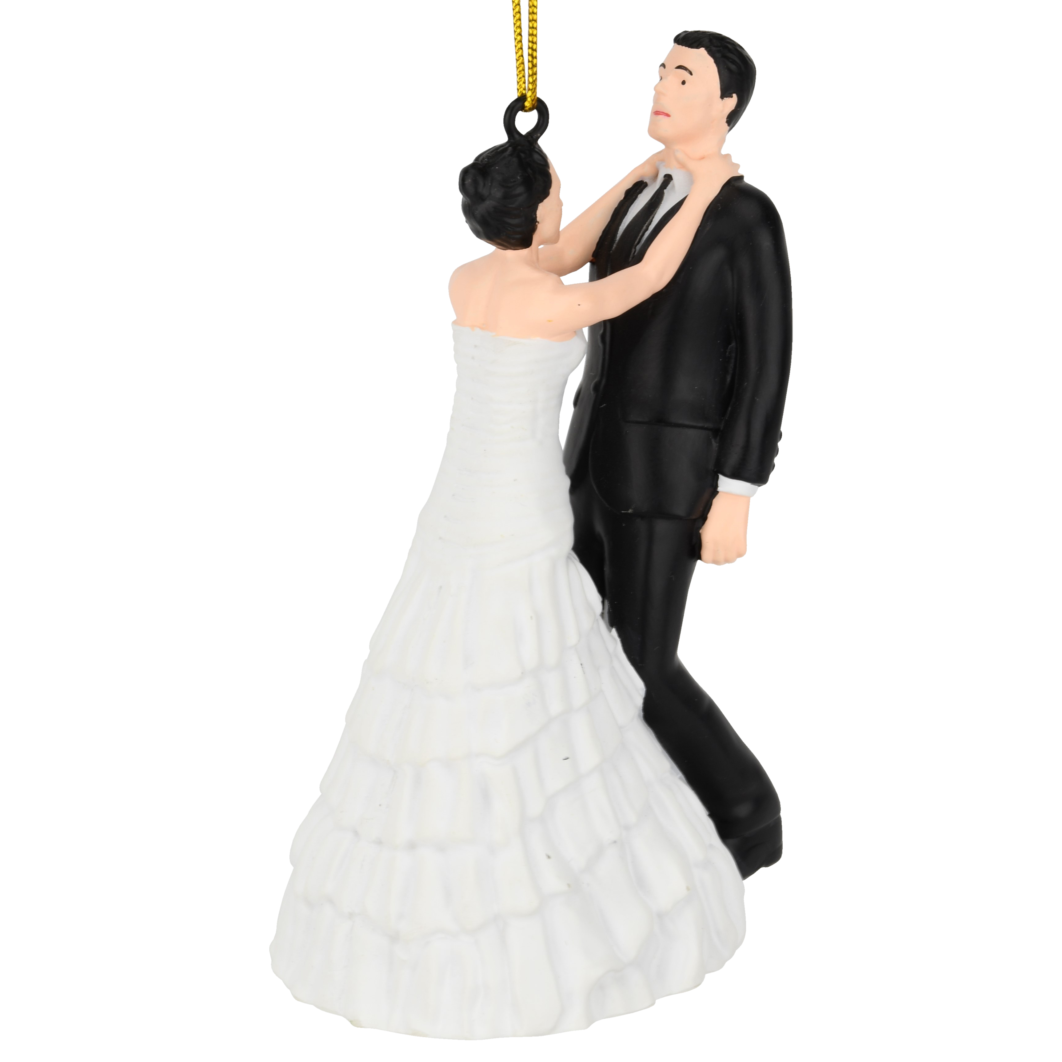 Funny Bride & Groom Marriage Ornament Newlyweds Gift - Also Hilarious Wedding Cake Topper