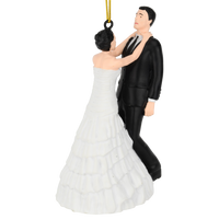 
              Funny Bride & Groom Marriage Ornament Newlyweds Gift - Also Hilarious Wedding Cake Topper
            