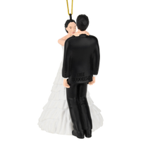 
              Funny Bride & Groom Marriage Ornament Newlyweds Gift - Also Hilarious Wedding Cake Topper
            