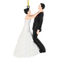 
              Funny Bride & Groom Marriage Ornament Newlyweds Gift - Also Hilarious Wedding Cake Topper
            