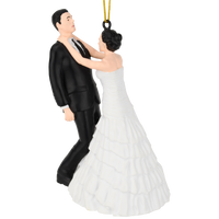 
              Funny Bride & Groom Marriage Ornament Newlyweds Gift - Also Hilarious Wedding Cake Topper
            