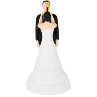 
              Funny Bride & Groom Marriage Ornament Newlyweds Gift - Also Hilarious Wedding Cake Topper
            