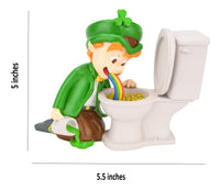 
              Pot of Gold Funny St. Patrick's Day Leprechaun Decoration Figurine
            