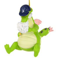 
              Puffin The Magic Dragon Funny Green Dragon Smoking Christmas Ornament
            