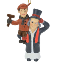 
              Scrooge & Tiny Tim from A Christmas Carol Ornament
            
