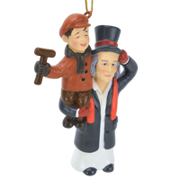 
              Scrooge & Tiny Tim from A Christmas Carol Ornament
            