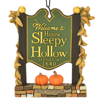 
              Welcome to Sleepy Hollow Sign Halloween Ornament Decoration
            