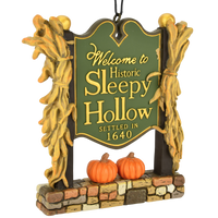 
              Welcome to Sleepy Hollow Sign Halloween Ornament Decoration
            