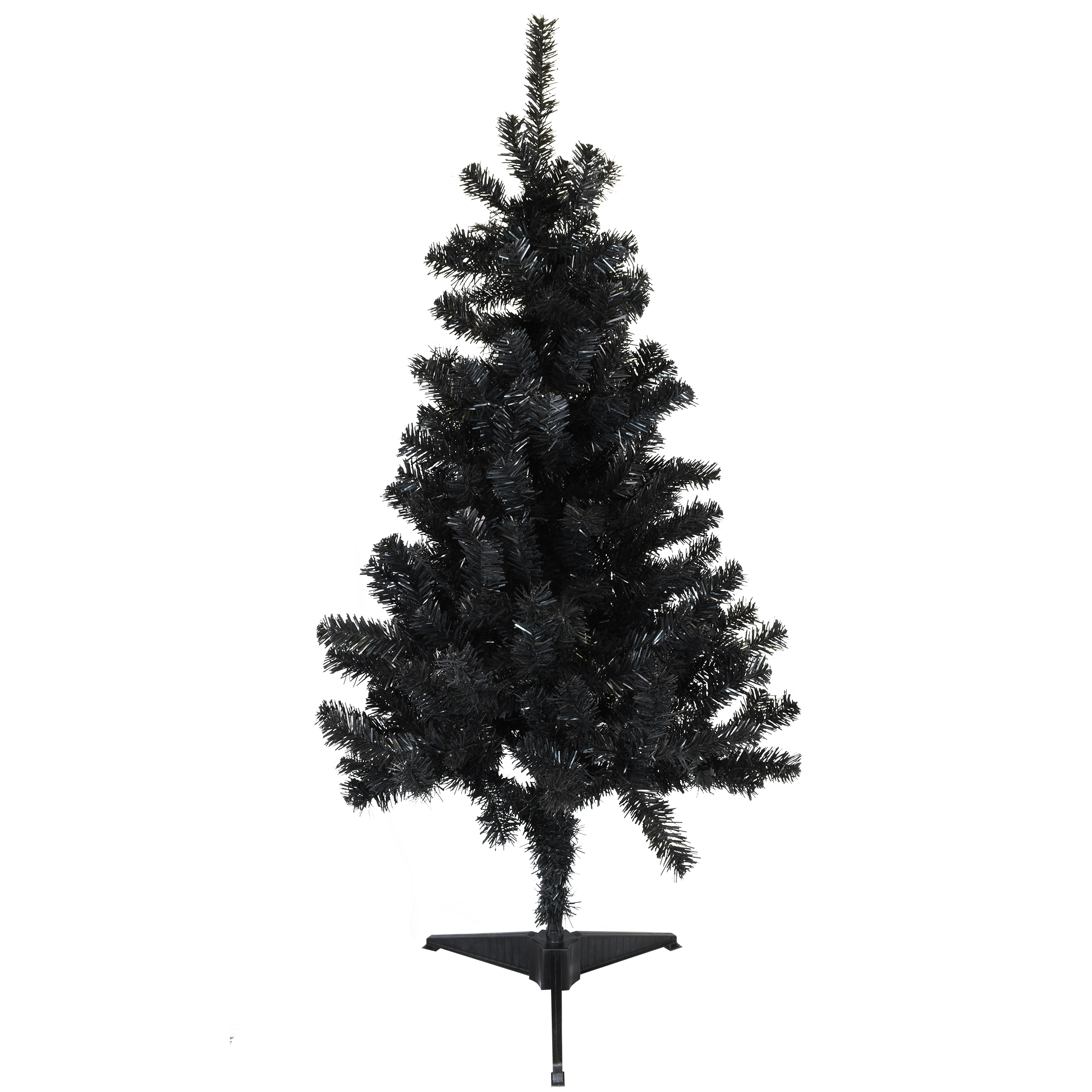 Black Halloween / Christmas Tree 4 Feet Tall Decoration