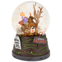 
              Sleepy Hollow Fall Themed Headless Horseman Halloween Snow Globe - Large 6.5"
            