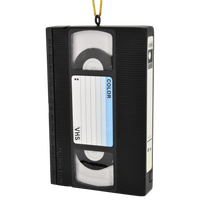 
              VHS Tape Retro Decor Personalizable Christmas Ornament
            