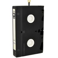 
              VHS Tape Retro Decor Personalizable Christmas Ornament
            