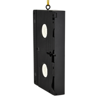 
              VHS Tape Retro Decor Personalizable Christmas Ornament
            