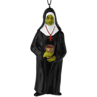 
              Creepy Zombie Nun Halloween Horror Ornament Spooky Undead Decoration
            