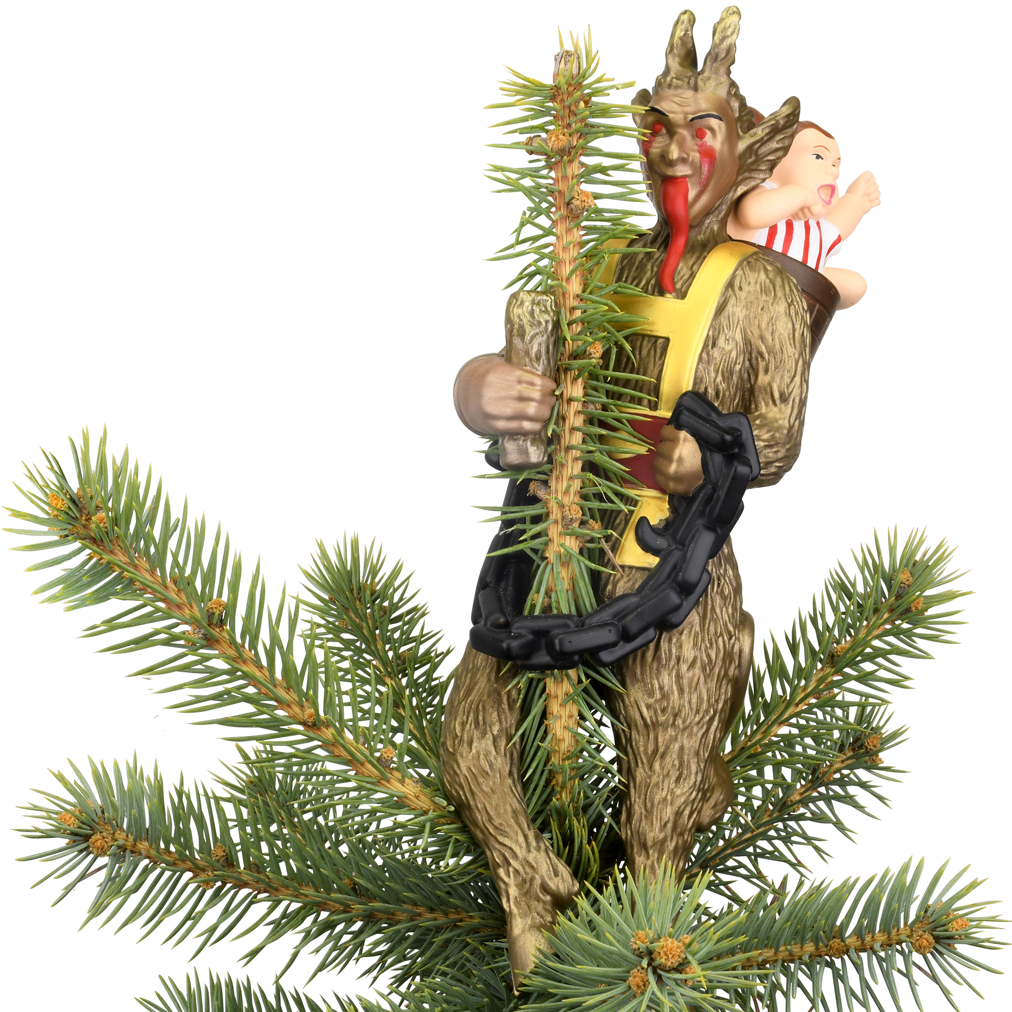 Krampus christmas tree topper