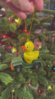 
              Off Roading Rubber Ducky Cute SUV Christmas Ornament
            