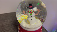 
              Sale - Tree Buddees Pee on Snowman Funny Christmas Snow Globe - Large 6.5"
            