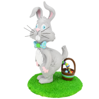 
              How Easter Eggs are Really Made Funny Easter Bunny Decoration Figurine
            